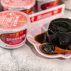 COINS Wuzhou Guilinggao Lychee Flavor Instant Grass Jelly 6 Boxes - Authentic Guangxi Dessert