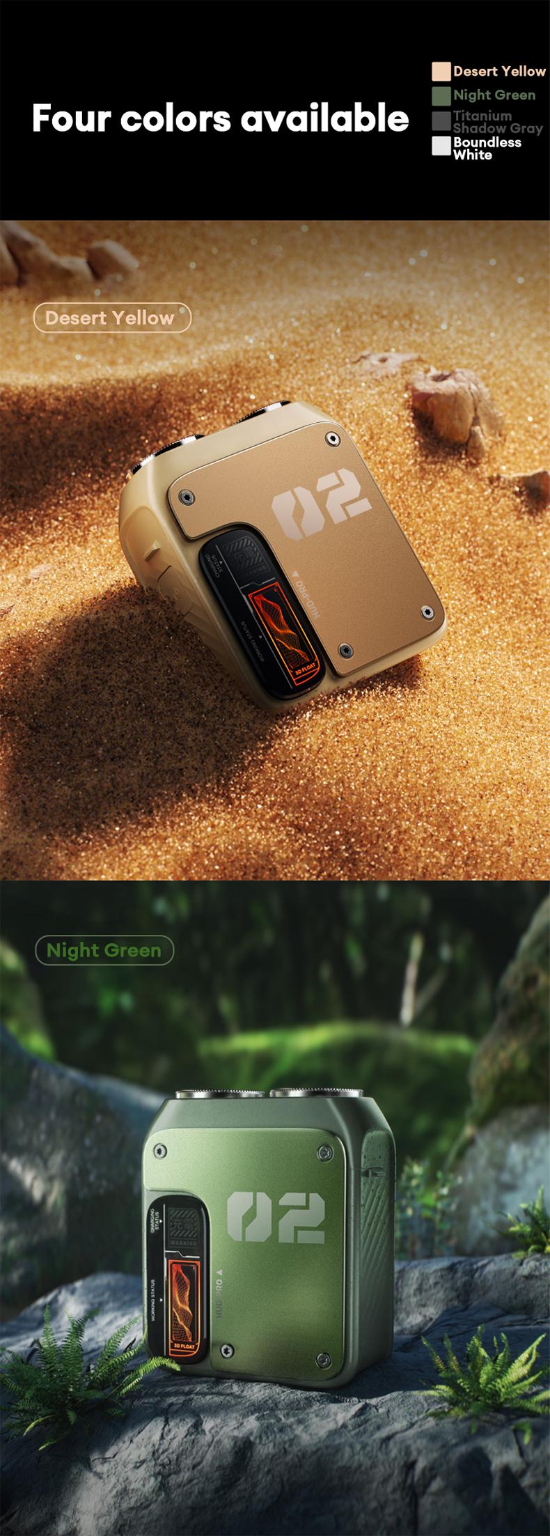 PAXA Mini Electric Shaver - Magnetic Dual Blades Curved Blade Mesh Waterproof Skin-Friendly Washable Rechargeable High-Speed Motor with Long-Lasting Battery Compact Portable Facial Matte Smooth Titanium