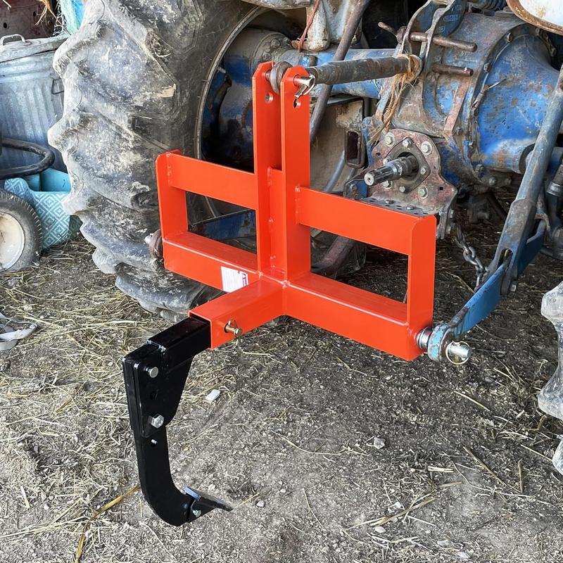 YITAMOTOR Hitch Mounted Ripper, Hitch Lawn Ripper, Middle Buster Plow for ATV/UTV Tractor with 2" Receiver,16" Rigid Drop Shank with Replaceable Ripper Teeth