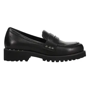 VANELi Womens Zona Slip On Lug Sole Loafers Casual - Black