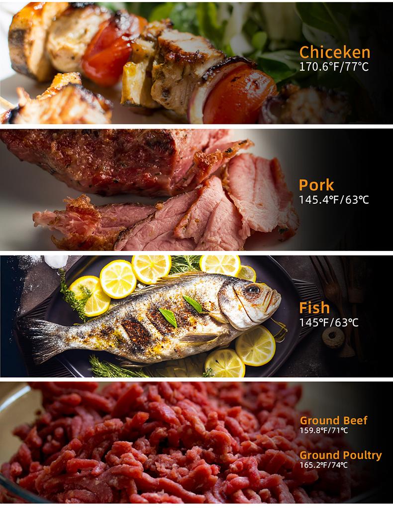 True Wireless Meat Thermometer (820ft Range) - Perfect Steak Every Time! Dual Sensors & Smart App Control for BBQ True Wireless Meat Thermometer (820ft Range) - Perfect Steak Every Time! Dual Sensors & Smart App Control for BBQ