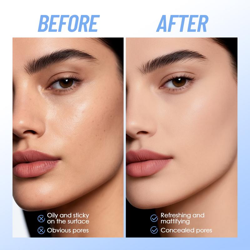 Summer Oil-Control Pressed Powder for Natural Matte Finish, Waterproof Setting Makeup Powder for Long-Lasting Smooth Complexion & Daily Use