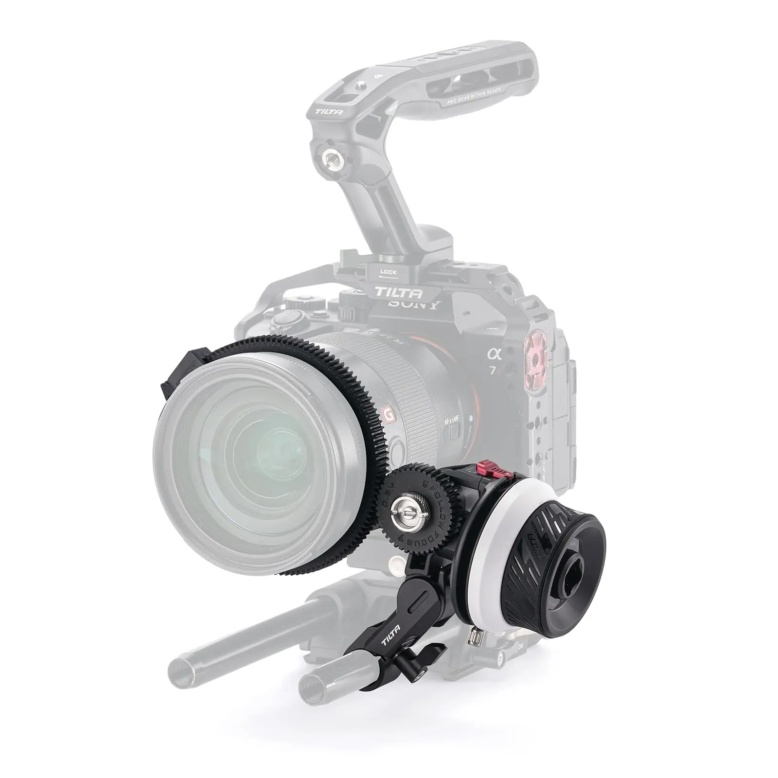 Tilta Precise Focus Ring | Pocket Follow Focus | Compact Design for Cameras & Lenses | Fluid Damping System