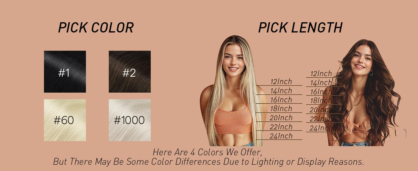 Full Shine Injection Tape in Extensions Real Human Hair 12-24 Inch 20 Pcs 50G Long Straight for Beauty woman