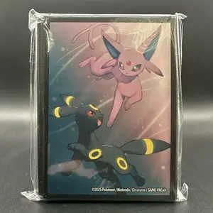 Pokemon TCG: Prismatic Evolutions Premium Figure Collection Card Sleeves (65-Pack)