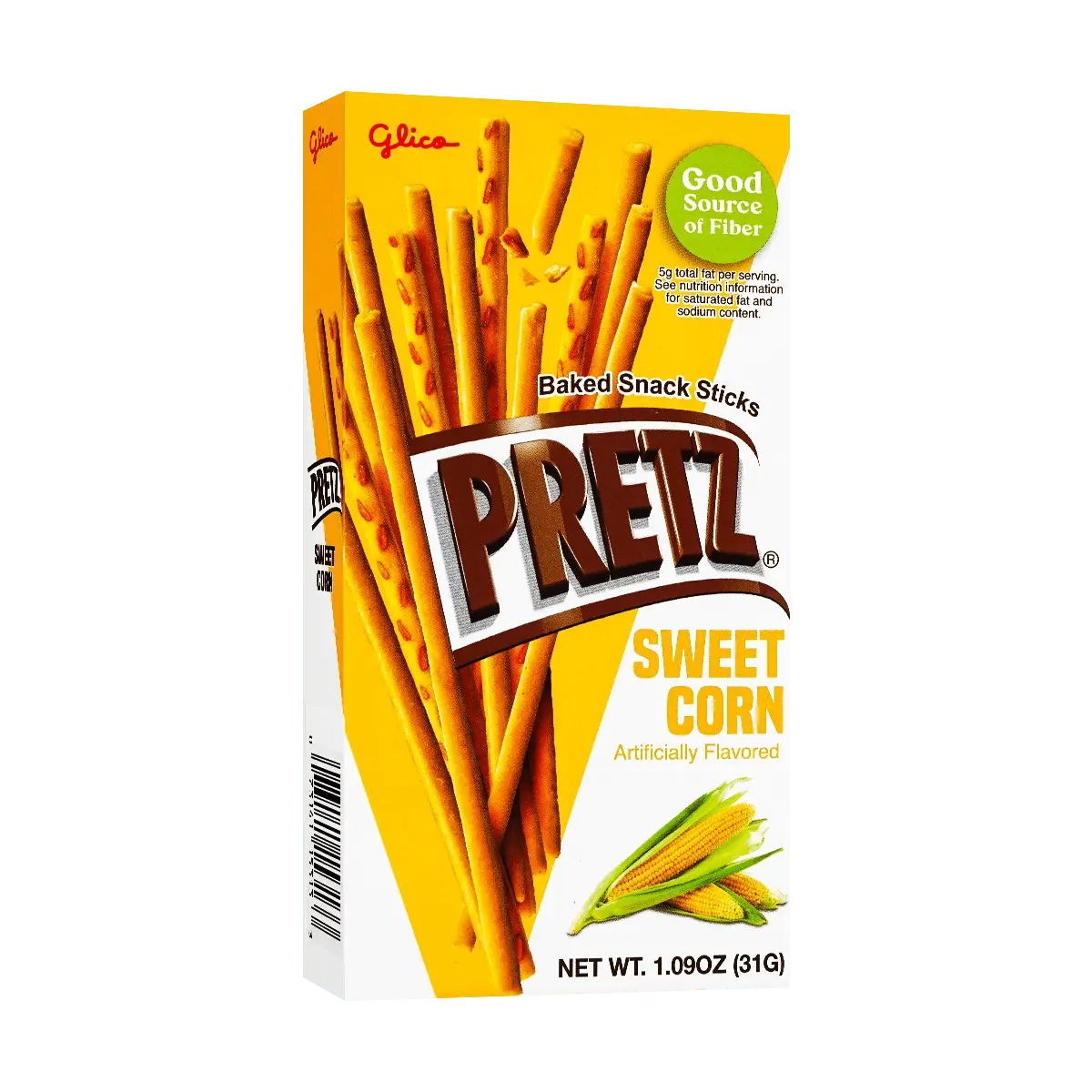 GLICO Sweet Corn Pretz Baked Pretzel Sticks, 1.09oz Snack