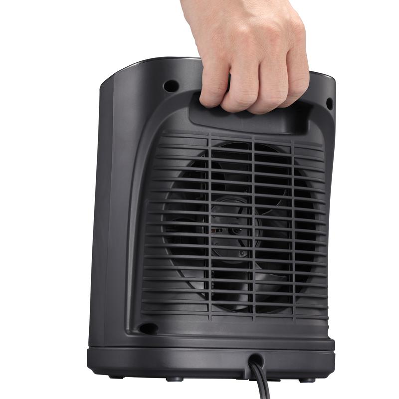 R.W.FLAME Small Space Heater for Indoor Use, Electric Ceramic Space Heater, Portable Heaters Fan for Office and Bedroom with Adjustable Thermostat ETL Listed,1500W