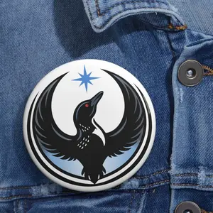 Minnesota Rebel Loon, Minnesota Rebel Pin Button, Abolish ICE Pin Button, Ice Out Protests, Support Minnesota Strong