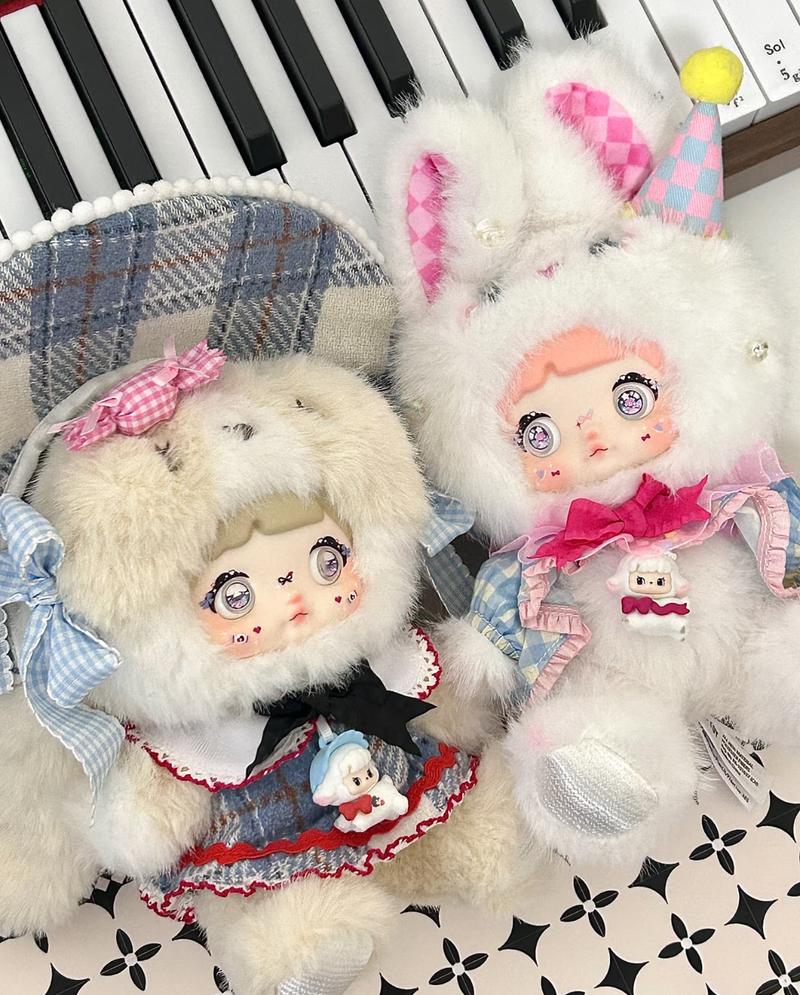 Offline Exclusive! Nommi About The Childhood Series Plush Blind Box – Cute Kawaii Collectible Plush Doll Pendant, Soft Stuffed Childhood-Themed Toy, Adorable Surprise Gift for Girls & Friends