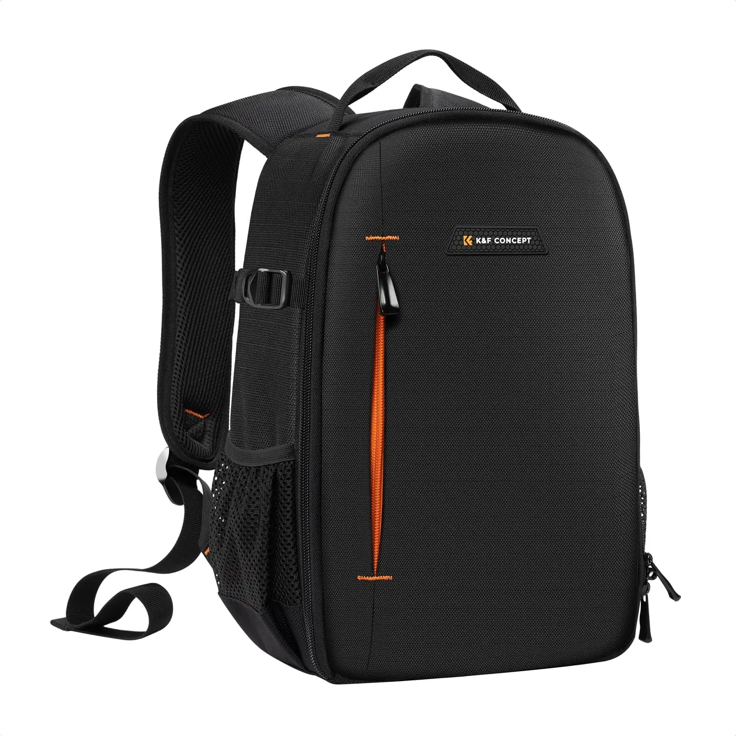 K&F CONCEPT 10L Multi-Functional Camera Backpack for Photographers, Customizable Bag with Tripod, Card & Camera Accessories Storage, Fits 8.8x5.2x14" Gear for Men