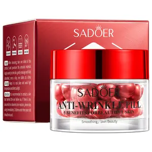 SADOER Anti-wrinkle essential oilanti-wrinkle pill,Benefits for BeautifulSkin,Firmness/Lifting/ Anti-wrinkle/Smoothing/Skin Beauty