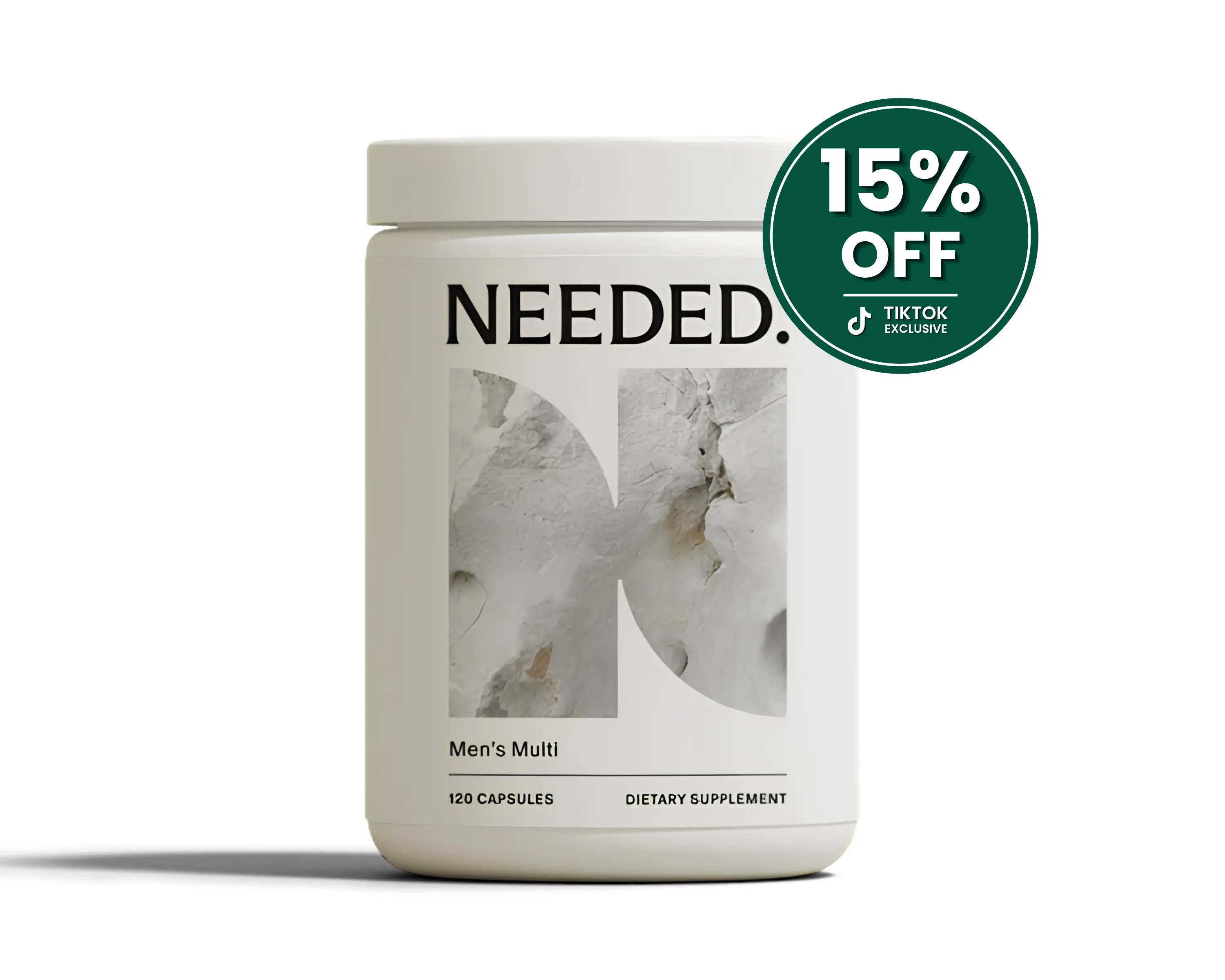 NEEDED. Men's Multi - 120 Capsules (1 Month Supply) - 25 Nutrients in Bioavailable Forms - Vitamin D3, B12 & Selenium - Energy Immune & Sperm Health - Prostate Support - Third-Party Tested - For Men's Fertility & Vitality