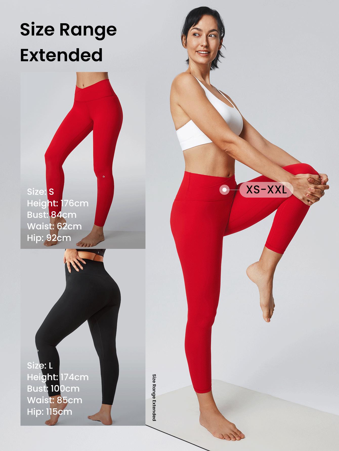 GLOWMODE 24" FeatherFit Crossover Yoga Leggings Buttery Soft High Stretch TikTokShopBlackFriday