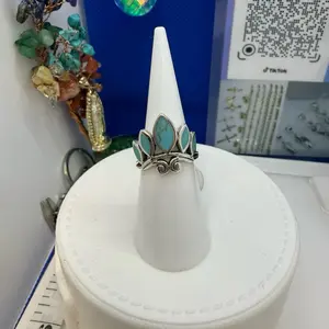 925 sterling silver # 6 ring 15años high quality solid Mexican silver )) anillo de plata Mexicana Alta calidad talla # 6 elegante para 15años