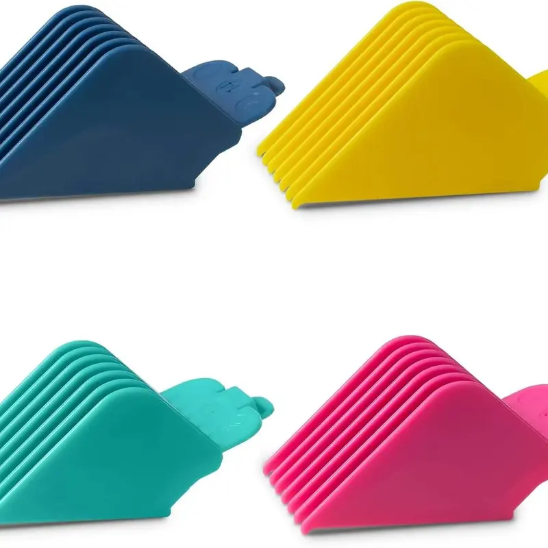 Clipper Guards 16 14 12 10 Compatible with Most Wahl Clippers, Color Coded Clipper Combs Replacement - 1.25", 1.5", 1.75" & 2"