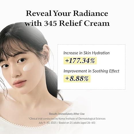 345 Relief Cream | Daily Face Moisturizer for Soothing Recovery and Blemish Care with PDRN & Niacinamide | Korean Vegan Skin Care for All Skin Types, 0.50 Fl Oz (Ver.2 - Pack of 1) Visit the Dr.Althea Store