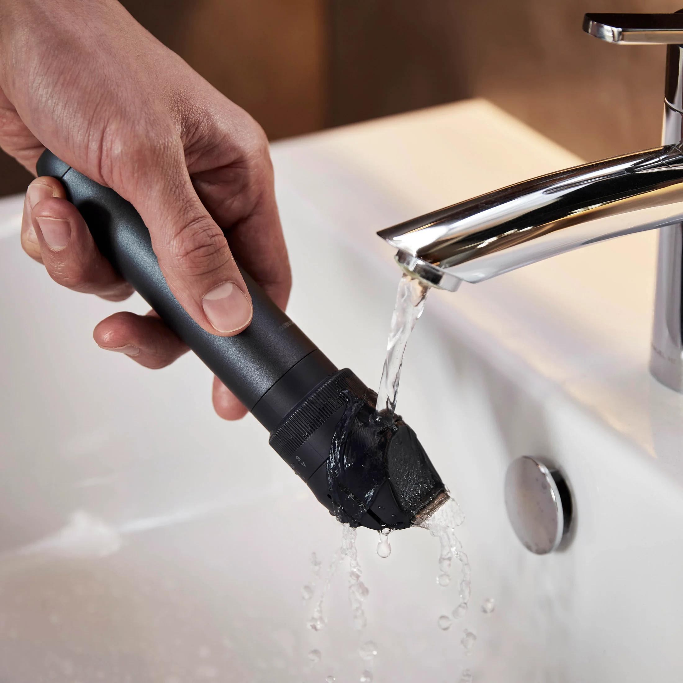 MultiShape Beard & Hair Trimmer Starter Kit with 2 Combs (1-20mm) and Adjustable Trim Length Dial, Waterproof Design