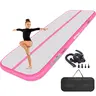 Air Mat Tumble Track 10ft 13ft 16ft 20ft Gymnastics Inflatable Tumbling mat 4in 8in Thickness for kids Home Use Gym Yoga Training Cheerleading with Electric Air Pump Carry Bag