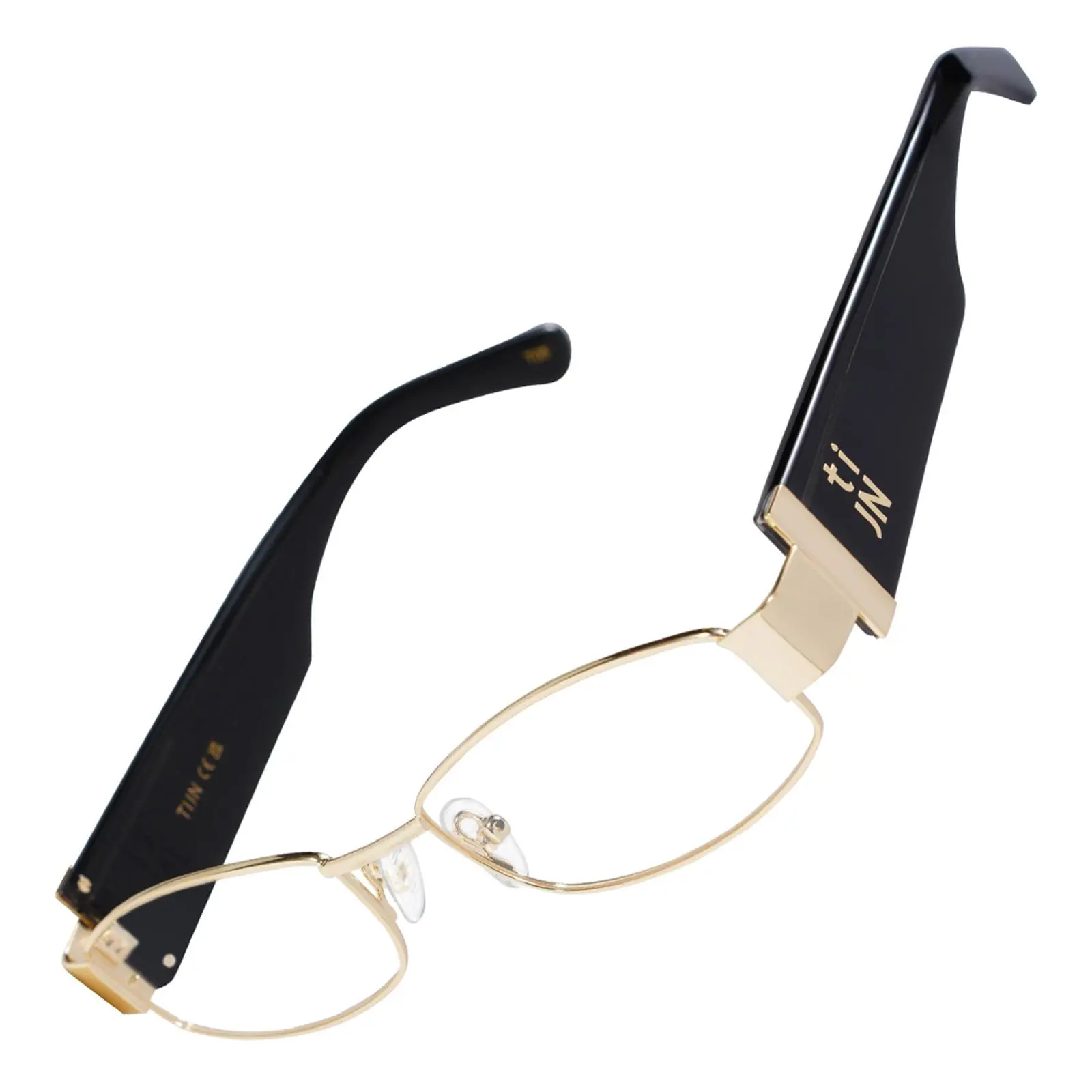 「TIJN-Iconic-Talani」Funky Metal Glasses for Women Lightweight Comfortable Style for Daily Use Eyeglasses Casual Fashion Frames Casual Fashion Frames