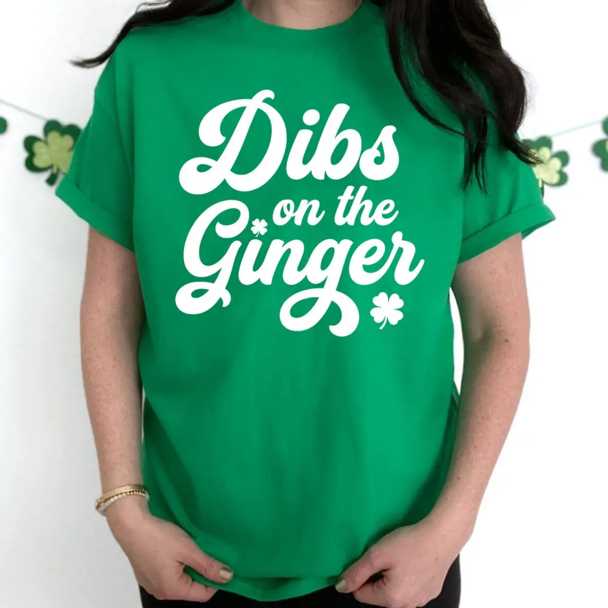 Dibs On The Ginger Shirt, St Patrick's Day T Shirt, Funny Irish Redhead Gift, St Paddy's Party Graphic Tee, Funny Saying Sweatshirt, Unisex Regular Fit Crewneck Tee, Casual Clothing