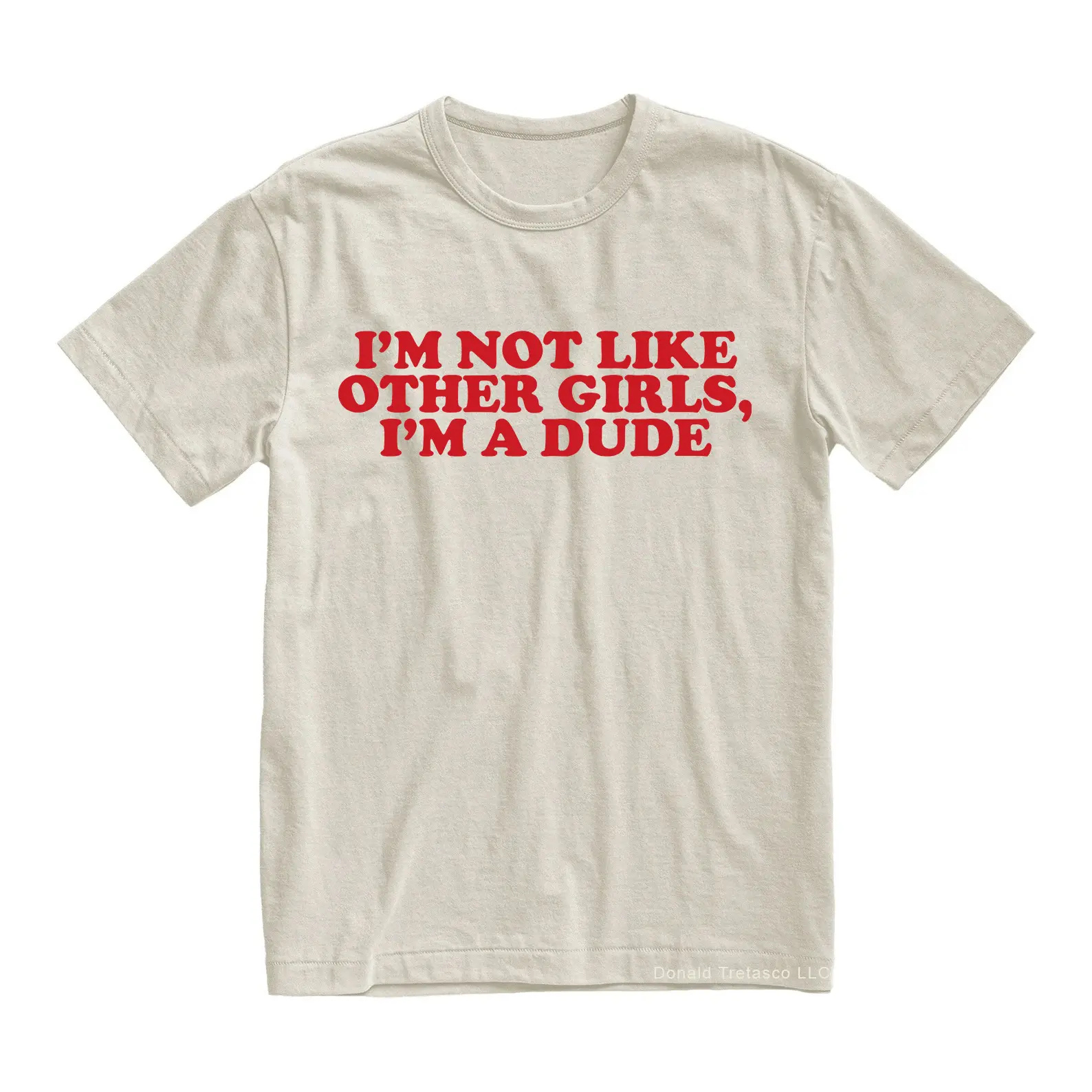 I'm Not Like Other Girls Im a Dude Retro Shirt, Inappropriate Weird Shirt, Funny Meme Shirt, Rude Offensive Humor, Unfiltered Gag Unisex Tee