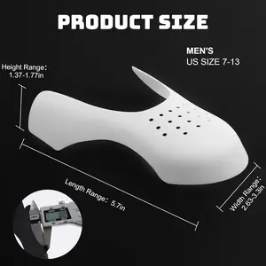 10 Pairs Sneaker Crease Protectors – Anti-Crease Shoe Guards for Air Force, Jordan & Dunk Low (Men 7–13 / Women 5–9) Bathroom Parent