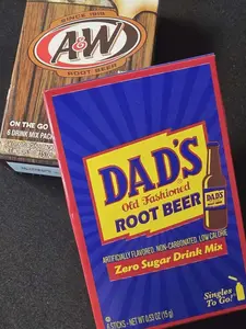 Single Serve Water Drink Mix Packets || Root Beer || Sugar Free || Drink Flavor Powder || Singles To Go