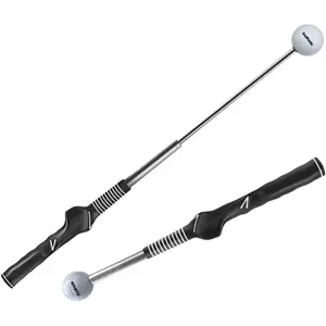 Swing Practice Stick Telescopic Grip Training Aid with Non-slip Rubber Handle Ergonomic Design for Improved Swing Technique & Accuracy