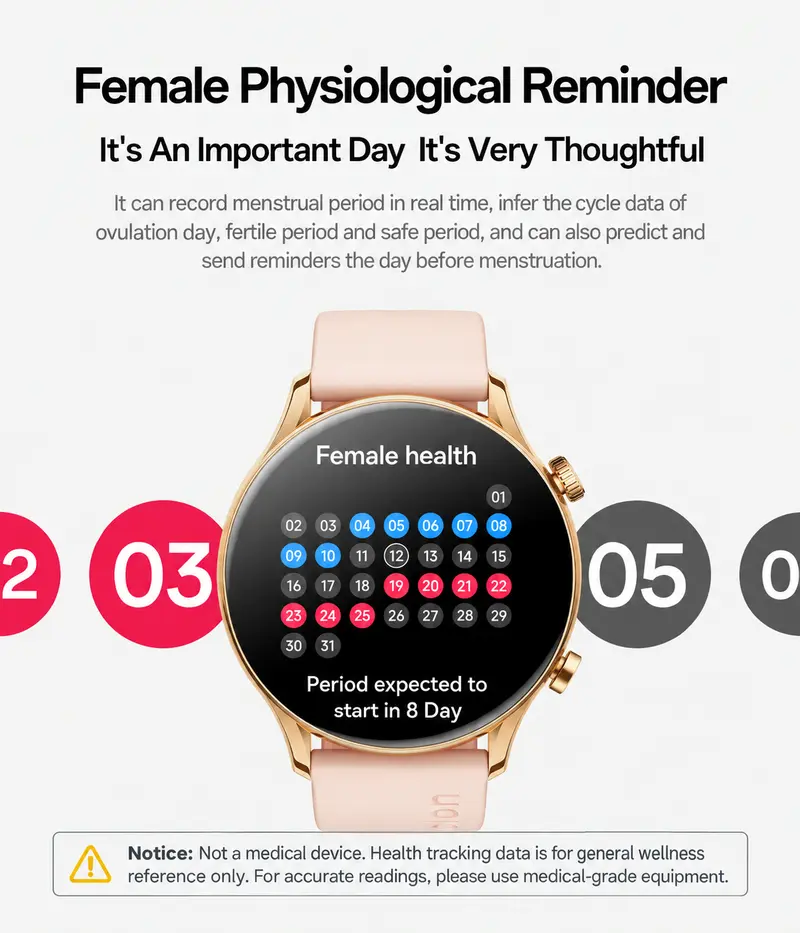 【Ultra-Slim】Aolon GTR3 Wearable Smartwatch: 1.43" AMOLED Display, Bluetooth Calls, Fitness & Sleep Tracking, 110+Sport Modes, IP68 Water Resistant, Fast Charging, 120-Hour Battery, iOS & Android, Great Gift for Men & Women. #sohochic#tiktokshopstockup