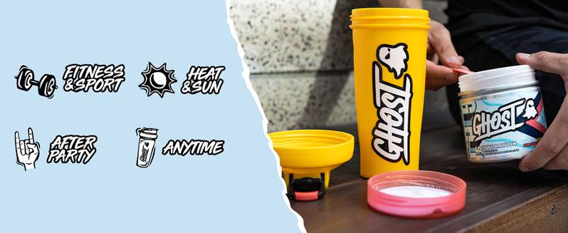 GHOST Hydration Packets Electrolyte Powder - Drink Mix Supplement with Magnesium, Potassium, Calcium, Vitamin C - Vegan, Free of Soy, Sugar & Gluten