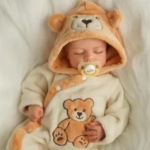 BABESIDE Lifelike Reborn Baby Dolls 20Inch Fabric body+vinyl limbs Real Life Baby Dolls with Toy Accessories For kids Age 3+ Suitable gifts for Mother's Day Valentine'sDay Children's Day & Christmas