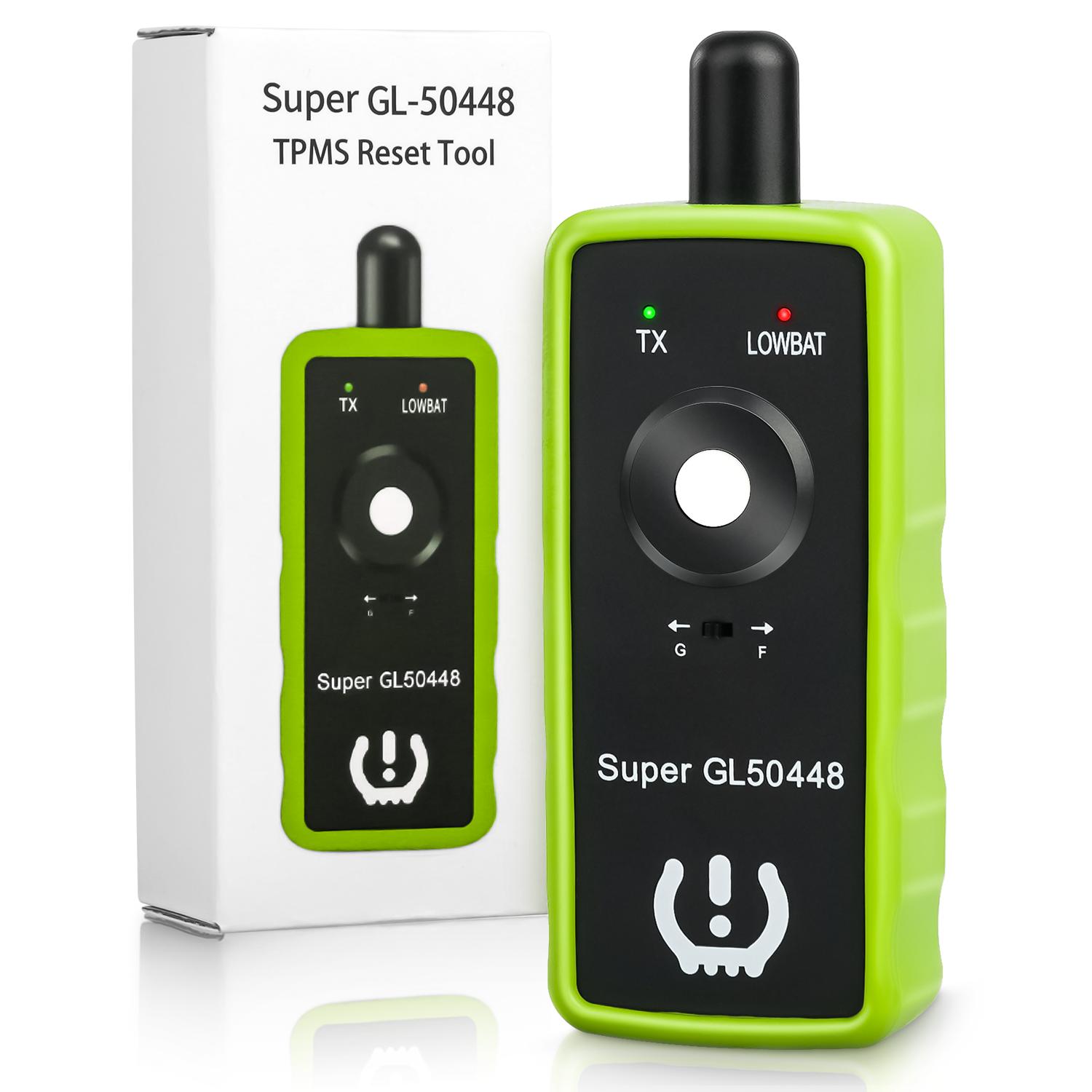 [ONLY for GM & Ford] VXDAS Super GL50448 2-in-1 TPMS Relearn Reset Tool  for Ford & GM | Tire Sensor Activation for F150, Buick, Cadillac, Chevrolet, GMC, Lincoln, Mazda