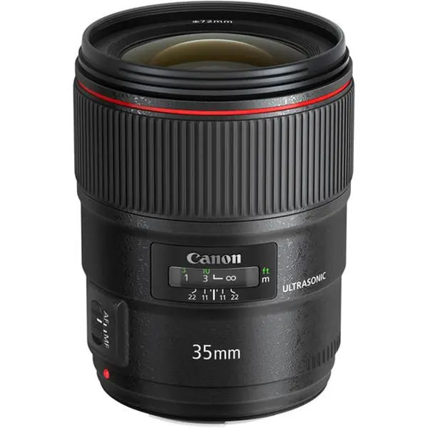 Canon EF 35mm f/1.4L II USM DSLR Camera Lens - Smooth, High-Speed Autofocus Feature