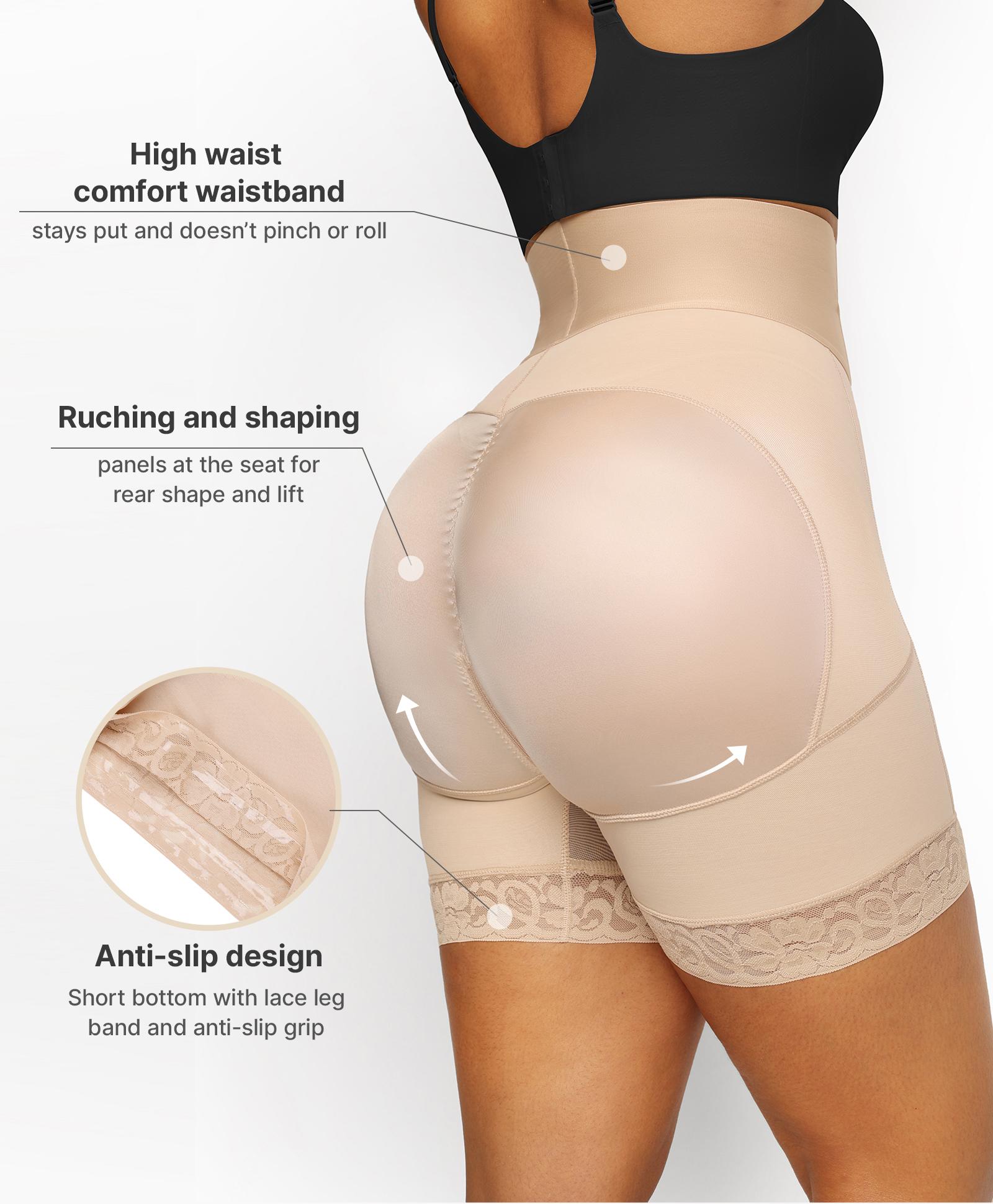 Shapellx  AirSlim Boned Sculpt High Waist Shorts Shapewear Womenswear