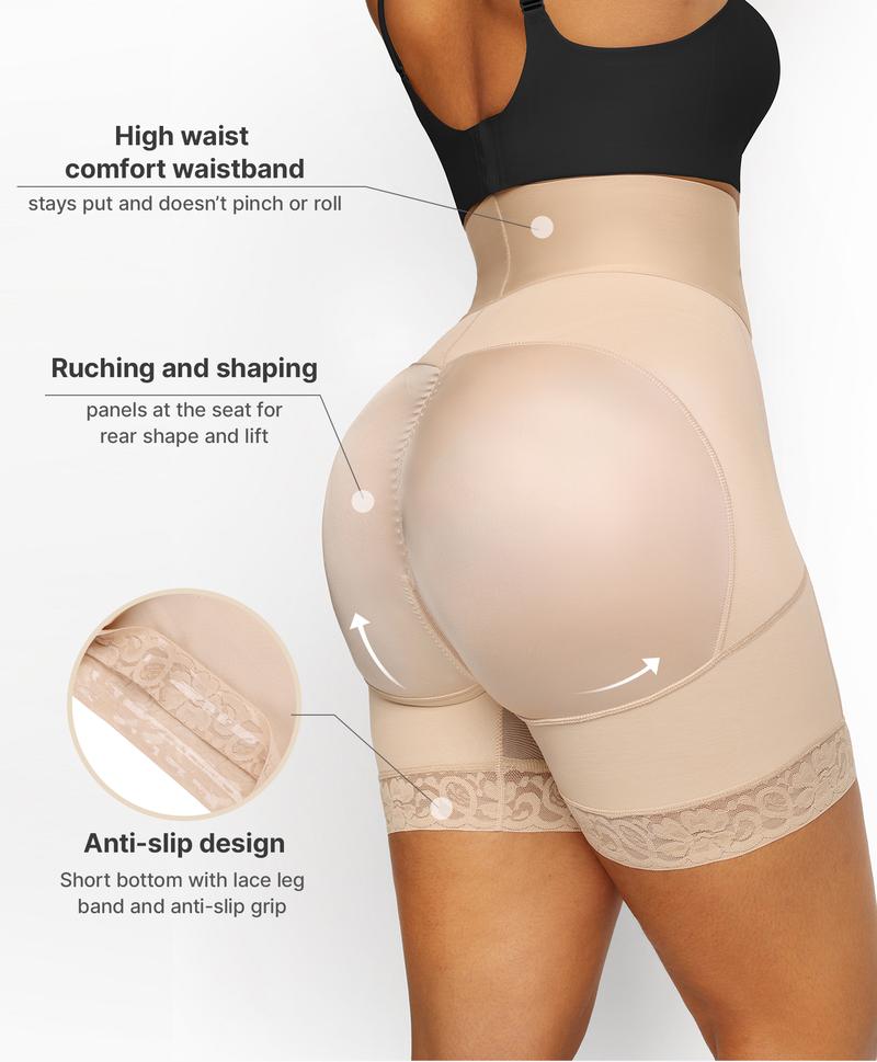 Shapellx  AirSlim Boned Sculpt High Waist Shorts Shapewear Womenswear