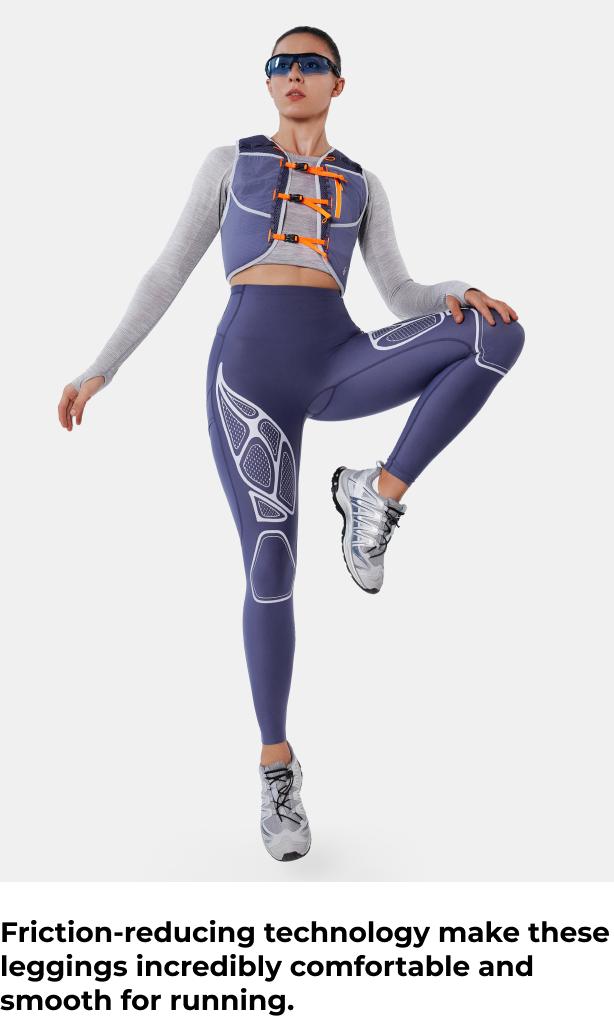 Fanka SpeedTrek Leggings - Hiking Leggings for Women, Multi-Pockets, Targeted Support and Durable