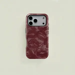 JIACC Lip Print Phone Case For iPhone 17 ProMax Plus Air 16 15 14 13 12 11 X XR & SamsungS25 S24 S23 S22 Ultra, Best Gift