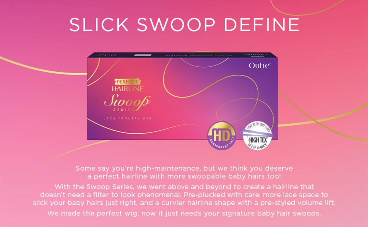 Outre HD Lace Frontal Wig Perfect Hairline Glueless Fully Hand-Tied 13X4 Swoop Series Swoop10 Outre HD Lace Frontal Wig Perfect Hairline Glueless Fully Hand-Tied 13X4 Swoop Series Swoop10