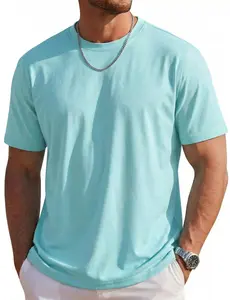 MAGCOMSEN Mens T-Shirts Short Sleeve UPF 80+ Sun Protection Lightweight Moisture Wicking Casual Crew Neck Basic Tees