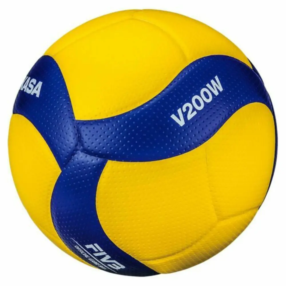 Soft Touch Indoor Volleyball – Blue/Yellow PU Microfiber Size 5 for Training & Match Play