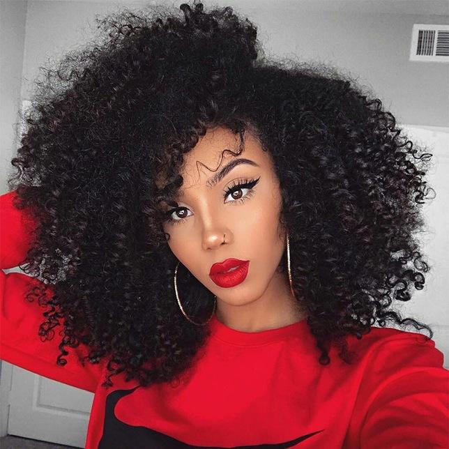 【4C Edges】UNice Glueless Flip Over 3/4 Half Kinky Curly Wig with Drawstring  No Leave Out Natural Hairline Beginners Friendly Human Hair Wigs SpringStatements