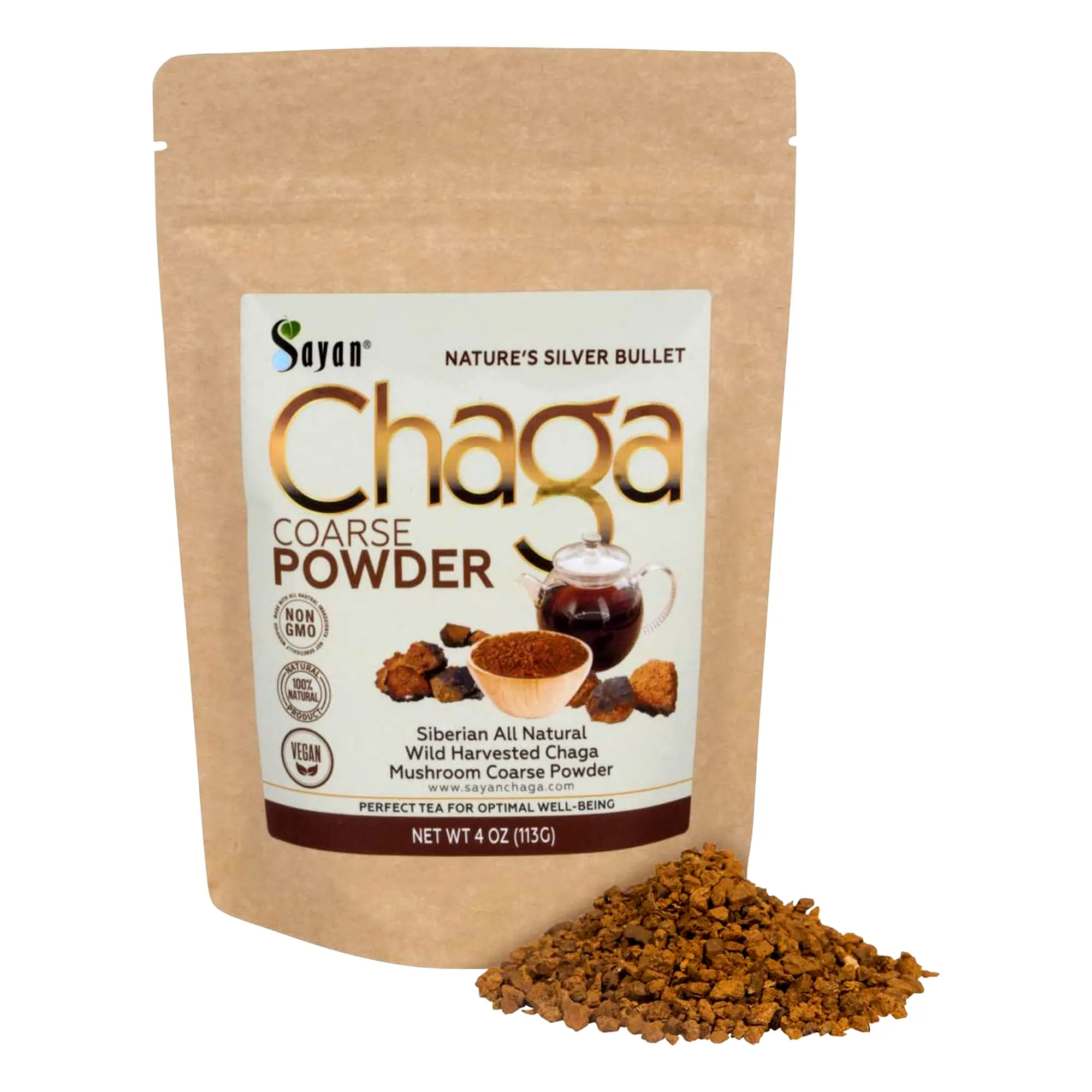 Chaga Raw Coarse Powder*