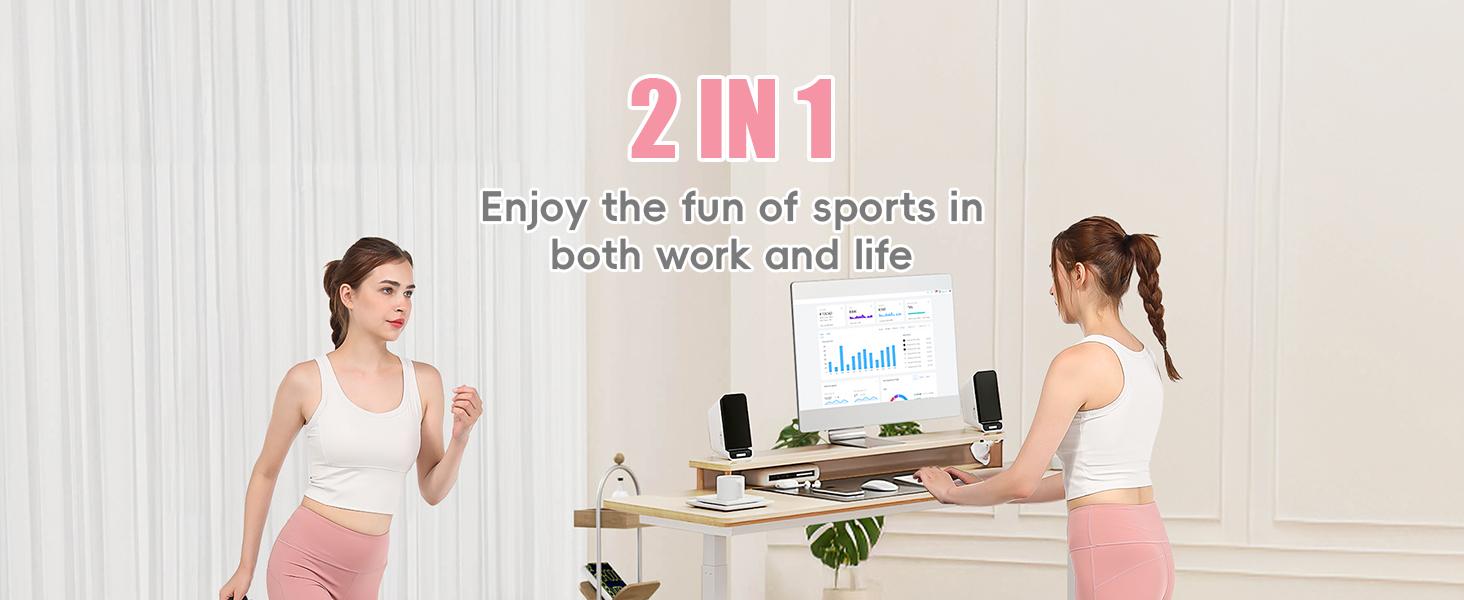 【Spring Glow Up】ANCHEER Five-Color Young Fashion under the Table Walking Pad, Tablet Portable LED Display & Remote Control Vibration Plate Home Gym Equipment Outdoorfun