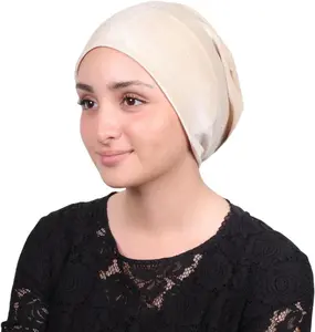 Mu Lan Gripcap Three in One | Anti-slip Non-slip Handmade Velvet Beanie Bonnet Hat | Under Hijab ScarfTurban Wrap Chemo Hair Loss