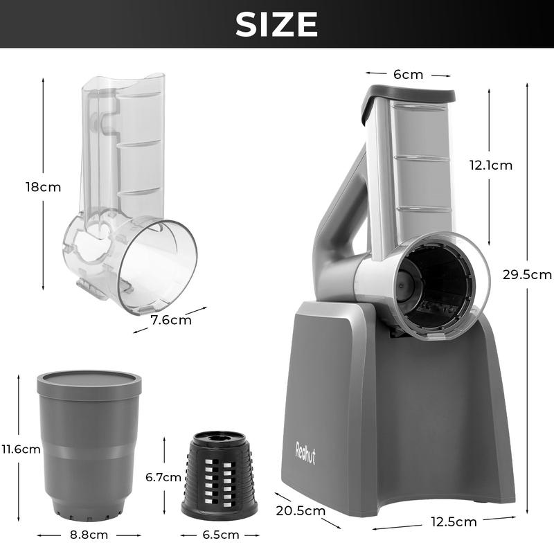 Redhut Multifunctional Electric Vegetable Cutter - 7-In-1 Multi-Functional for Chopping Slicing Mincing & Food Prep,and Interchangeable shape Vegetable Cutter Kitchen Utensils small kitchen gadgets Redhut Multifunctional Electric Vegetable Cutter - 7-In-1 Multi-Functional for Chopping Slicing Mincing & Food Prep,and Interchangeable shape Vegetable Cutter Kitchen Utensils small kitchen gadgets