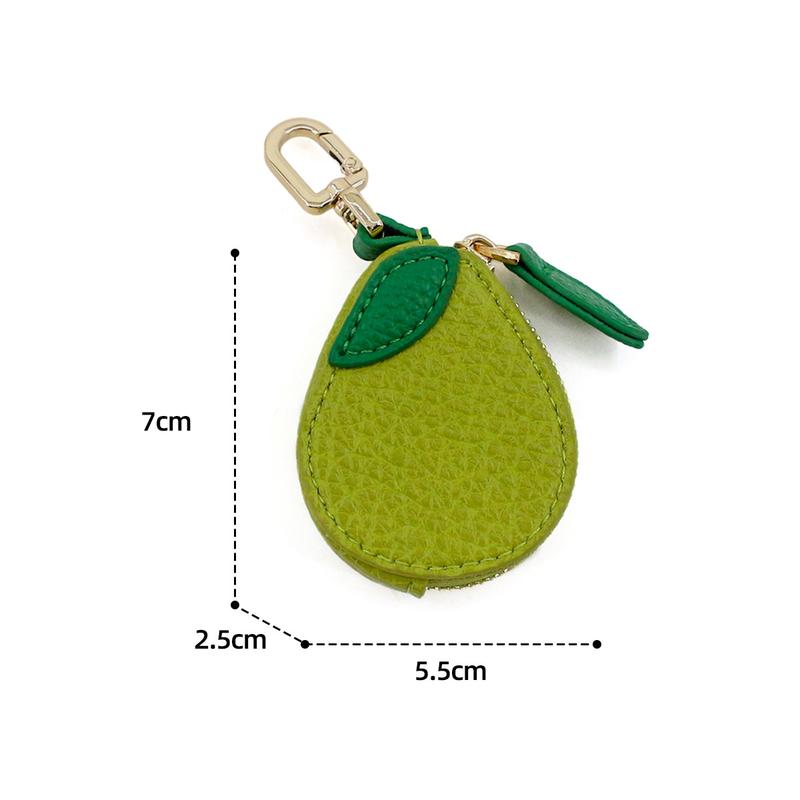 Fruit Shape Cherry Design Fruit Charm Coin Purse Blueberry Peach Cute Key Chain Mini Pouch Wallet Gift For Airtag Girl Women bag charms purse charms bag charm purse accessories cherry charm for bag