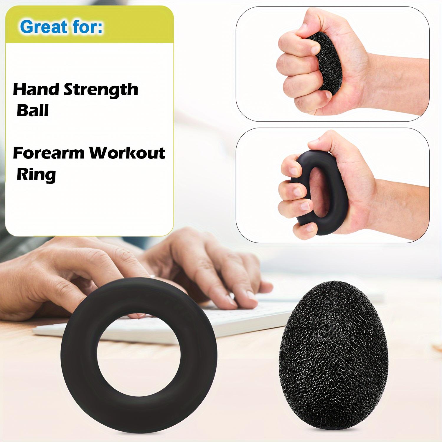 5-piece Grip Trainer Set - Adjustable Grip Trainer (5-60kg), Finger Stretching and Exerciser, Handheld Grip Trainer Designed for the Arm, Suitable for Climbing, Weightlifting, Fitness, Office Workers, and Musicians