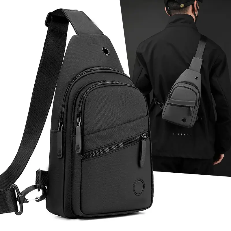 Small Sling Backpack Crossbody Sling Bag, Chest Bag Daypack Fanny Pack Cross Body Bag for Outdoors Hiking Traveling, Adjustable Crossbody Strap, Multifunctional Portable Bag Fathers Day Gift tiktokshopbacktoschool,back to school,back to school haul
