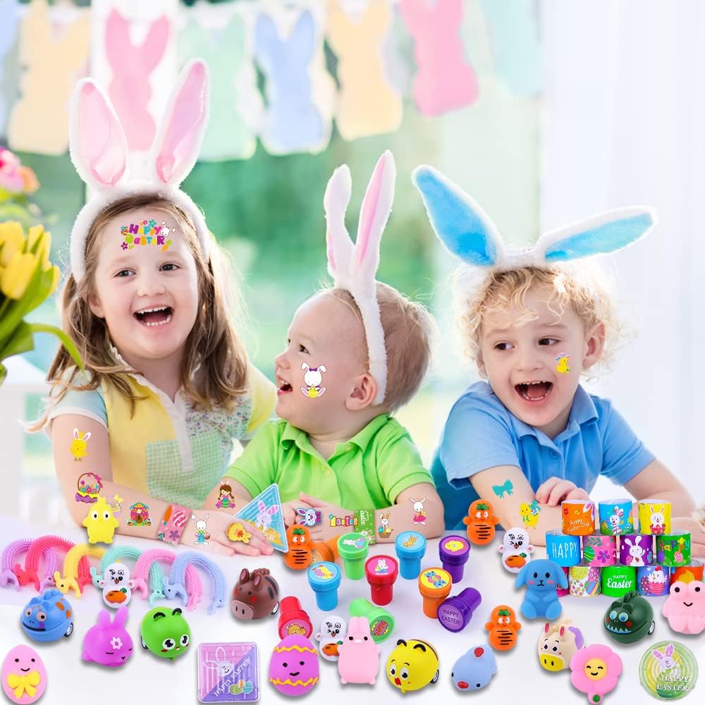 73‑Piece Easter Party Favors Bulk Set — Easter Basket Stuffers, Egg Fillers & Goodie Bag Toys for Kids, Classroom Prizes, Easter Egg Hunt Gifts for Girls & Boys 73‑Piece Easter Party Favors Bulk Set — Easter Basket Stuffers, Egg Fillers & Goodie Bag Toys for Kids, Classroom Prizes, Easter Egg Hunt Gifts for Girls & Boys