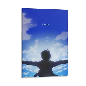 Attack On Titan Poster AOT Atrippy Anime Wall Art for Room Aesthetic Bedroom Dorm Decor Eco-Friendly Materials Fade-Resistant Waterproof UV-Protected Vibrant Colors - Illustrations